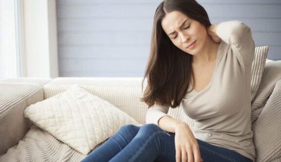 Osteocondrosis cervical en una niña