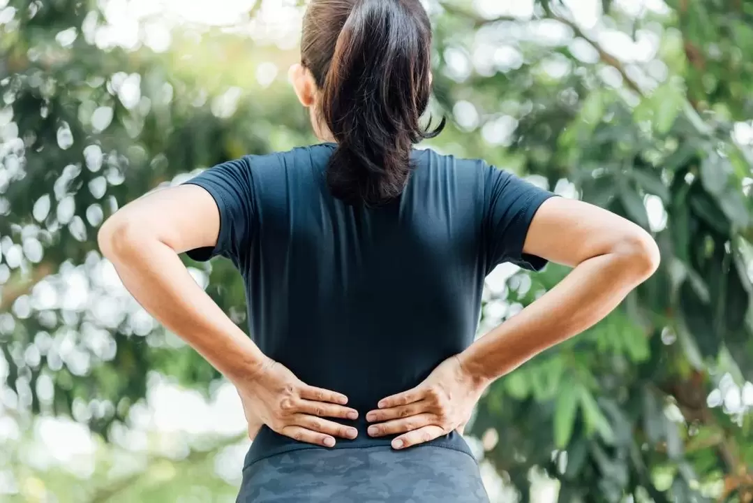 dolor lumbar debido a la osteocondrosis
