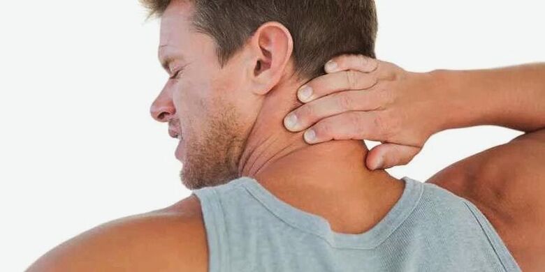 El dolor de cuello indica compresión de las raíces nerviosas en la región cervical.